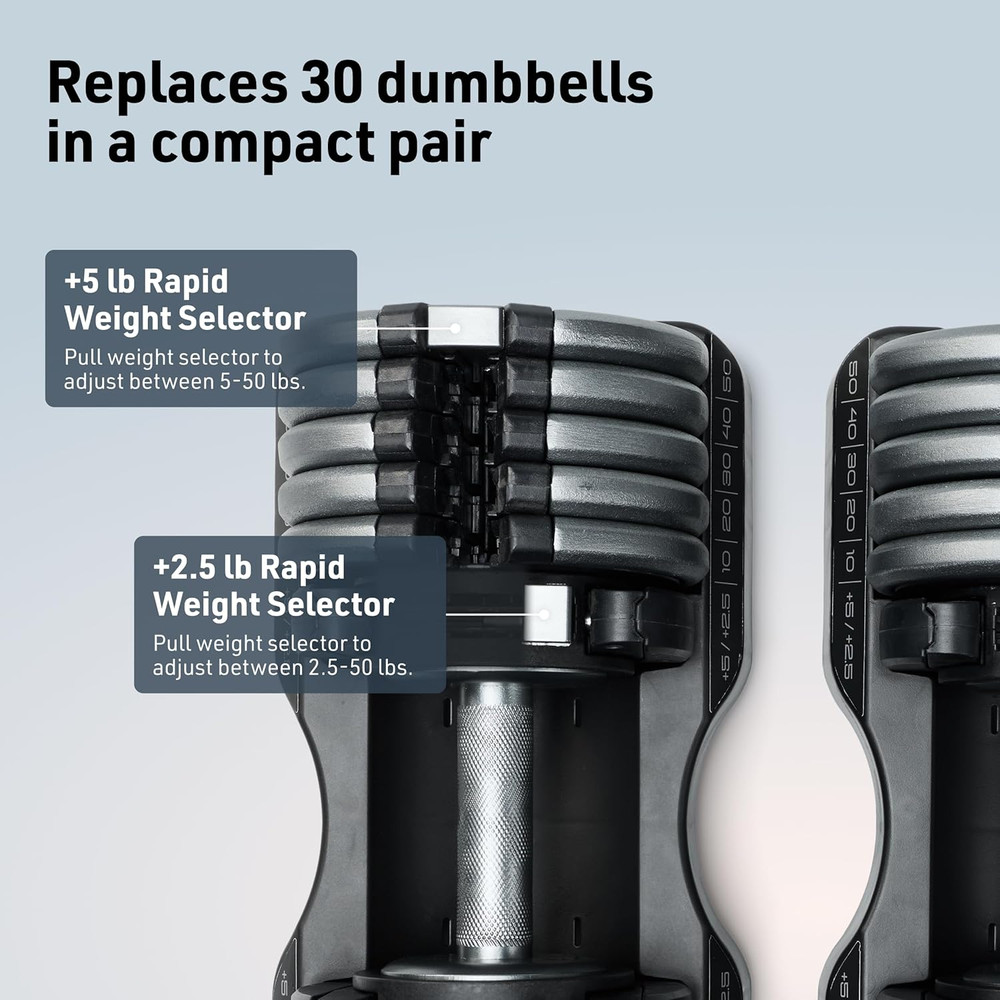 Nordictrack Select-A-Weight Adjustable Dumbbells