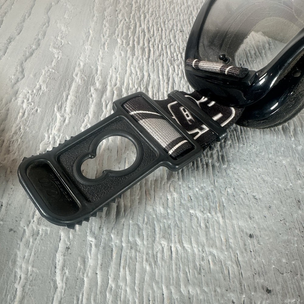 Oakley MX Goggles Black Frame Clear Lens Roko Quick Strap System