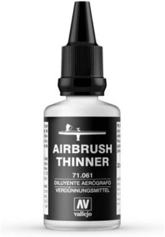 Optimized 32 ml Airbrush Thinner for Acrylic Paints - Low Odor & Versatile