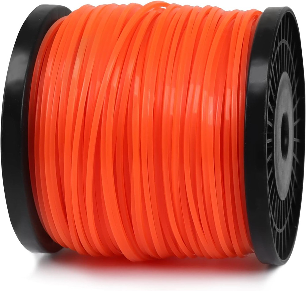 080 Inch Trimmer Line, 0.080" Weed Wacker Eater String, Commercial Grade Square