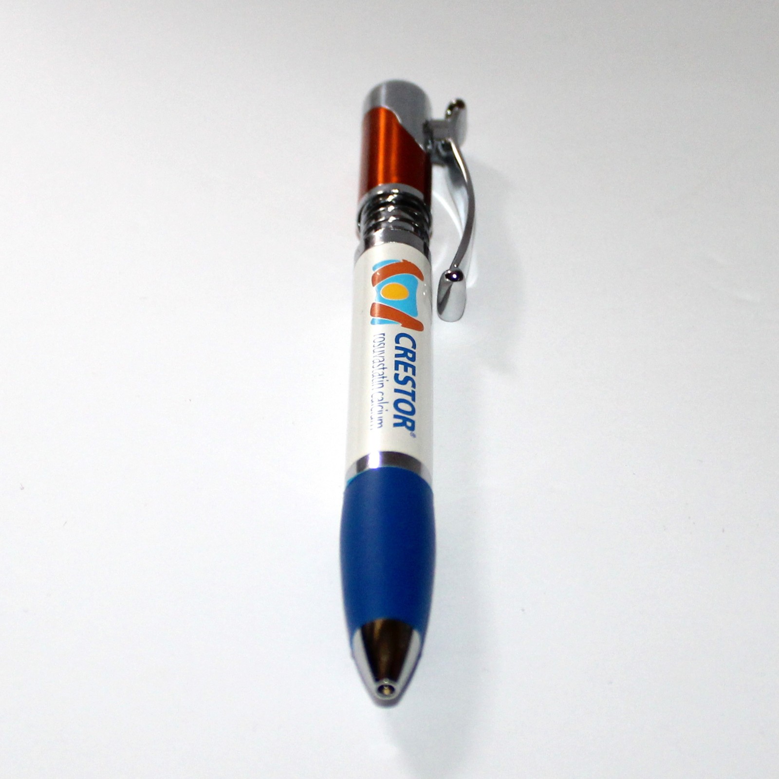 CRESTOR Drug Rep Collectible Pen RARE Heavy Metal pharmacy