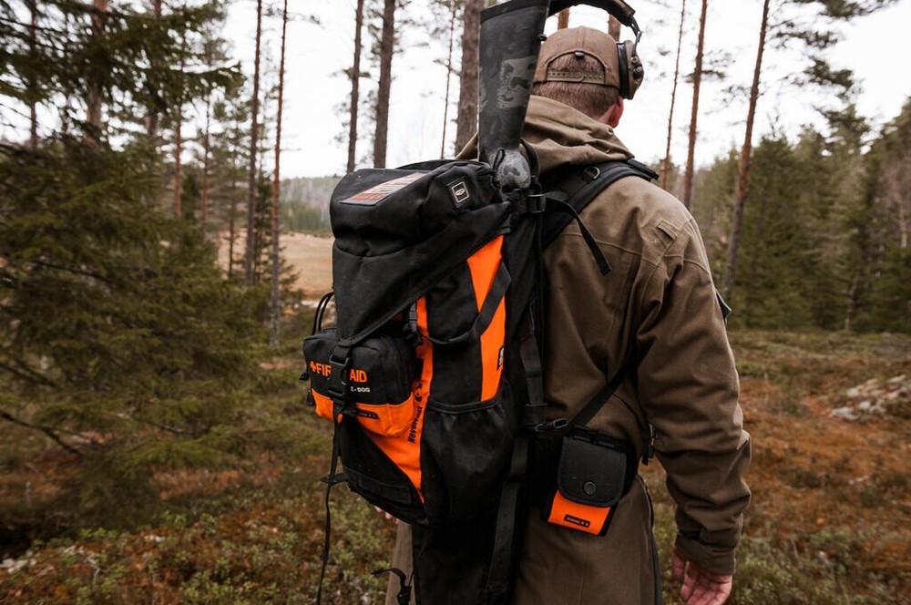 NeverLost AddOn Scout Hunting Backpack 28l Black/Orange