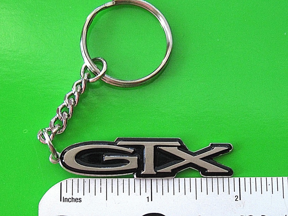 Vintage  GTX  script  -  key chain , keychain , GIFT BOXED