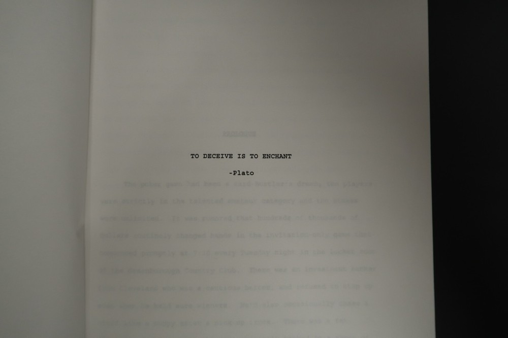 King Con Original Book Script Stephen J. Cannell Studios Collection 1996 Novel
