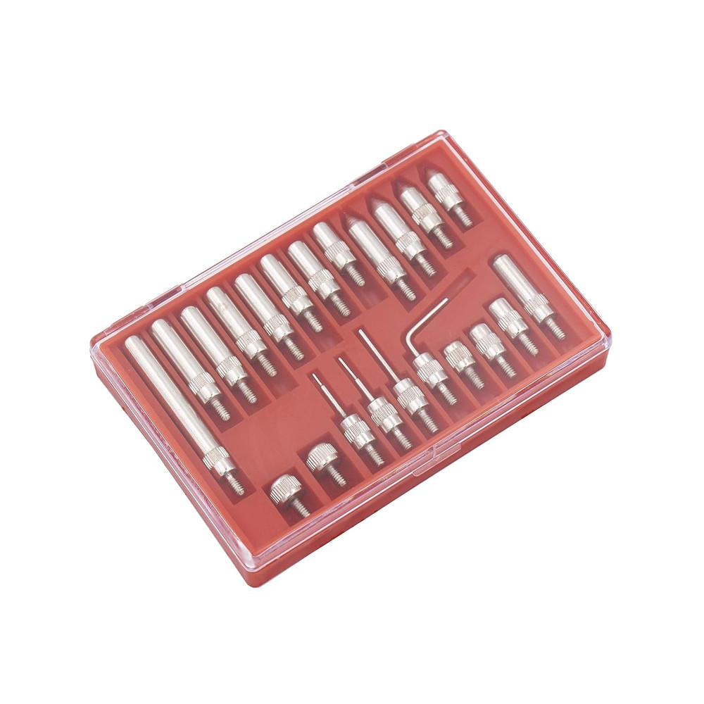Clockwise Tools Digital Dial Indicators Tip Set, DIPR-01 22 Pieces, UNF 4-48 Thr