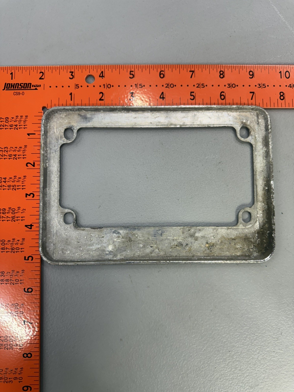 RARE Vintage Hayward Honda California Metal Motorcycle License Frame