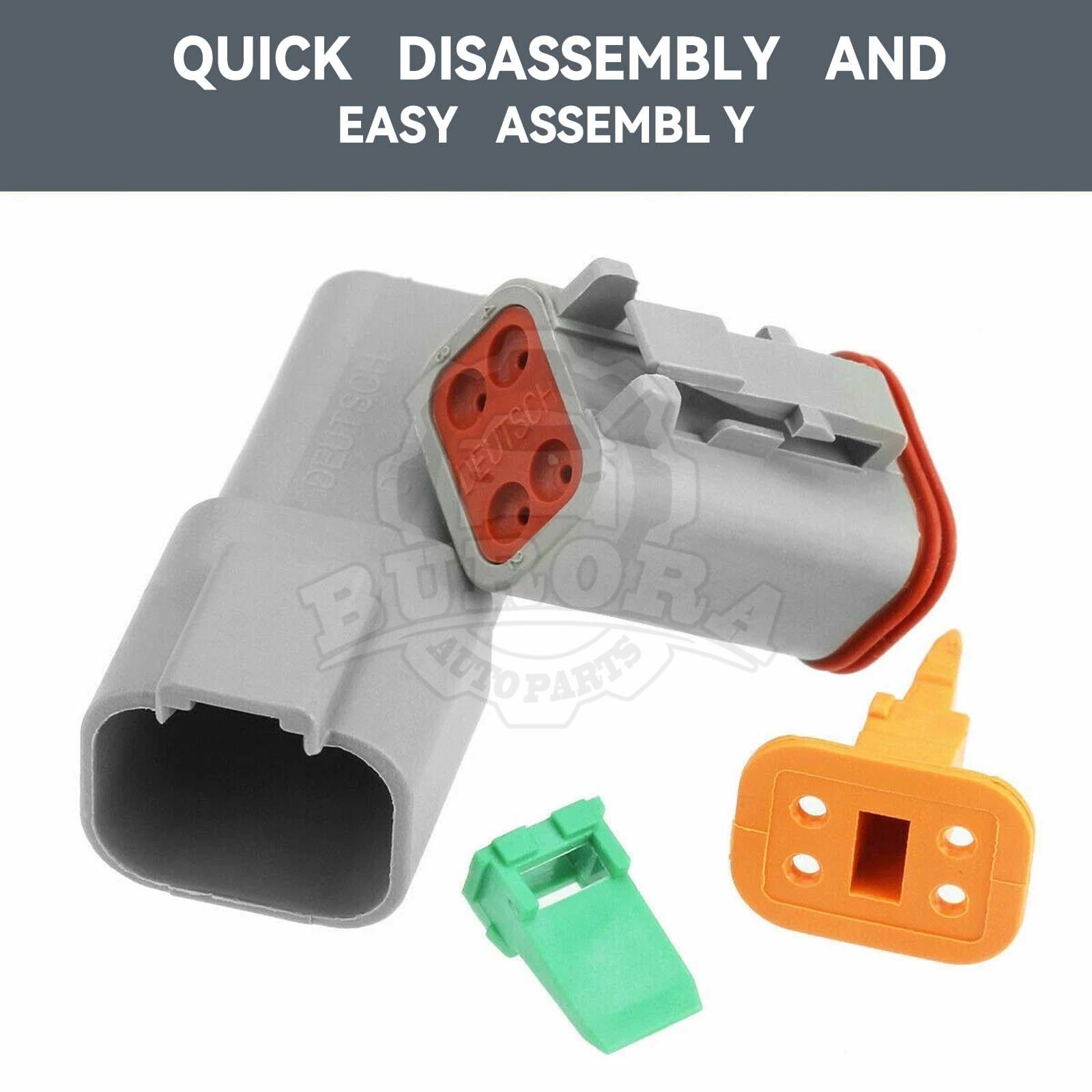 1650PCS Genuine Deutsch Connector Kit Stamped Contacts For 14,16,18,20 GA.WIRE