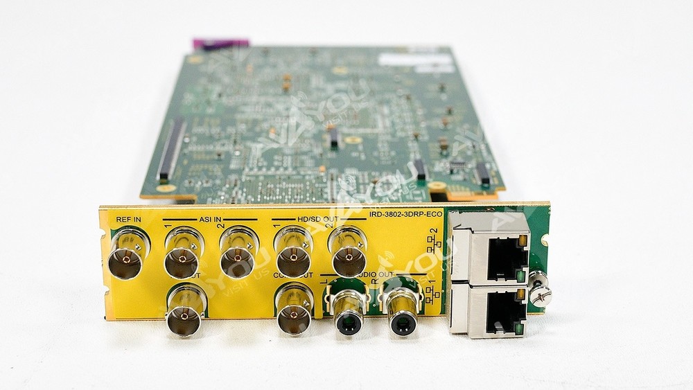 Miranda GV IRD-3802 MPEG Decoder with ASI and GigE IP Inputs +3DRP-ECO