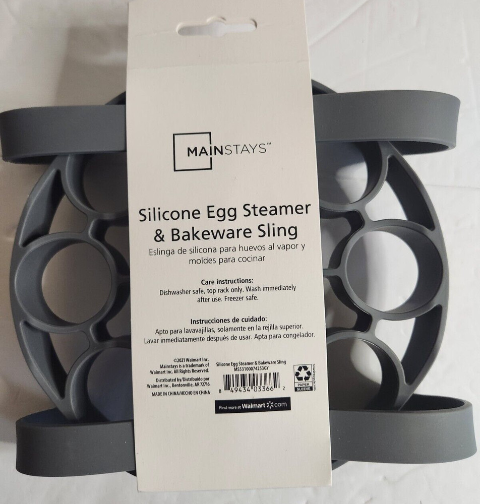Mainstays Silicone Egg Steamer and Bakeware Sling