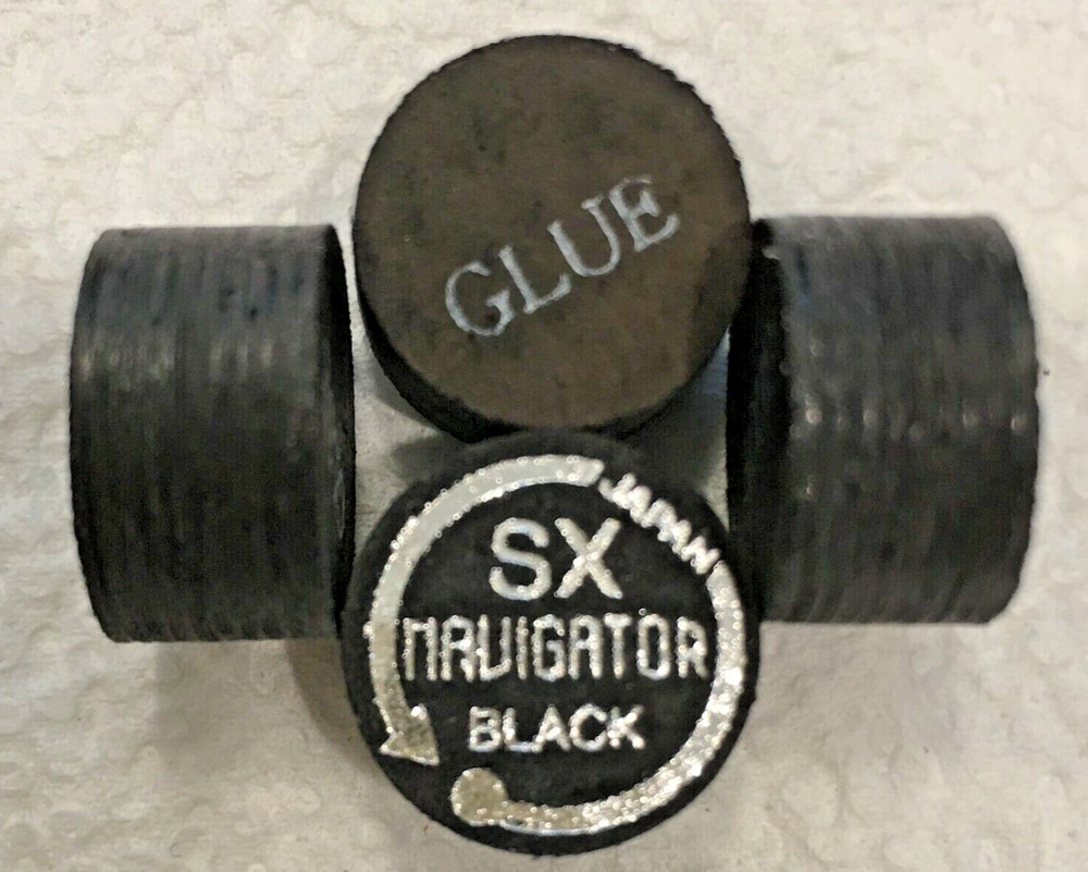 FREE SAME DAY SHIPPING (1) Navigator Black SUPER SOFT Pool Cue Tip