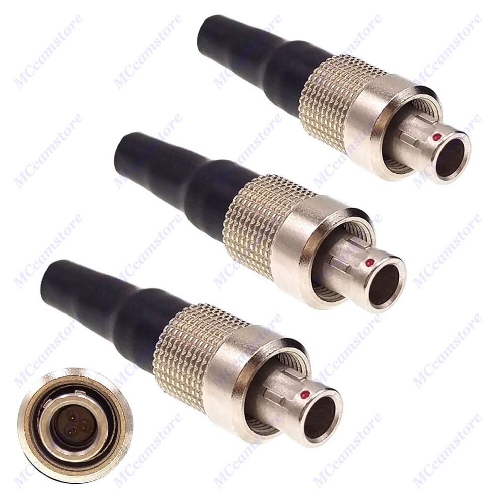 FVB 003 Pin Male Plug Female Socket for Sennheiser SK2000 Transmitter