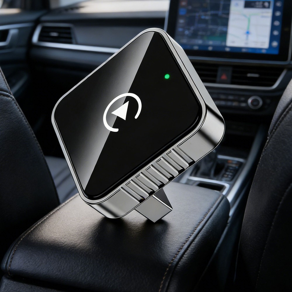 2-in-1 Wireless Carplay Android Auto Adapter Plug&play USB For Iphone Android OA