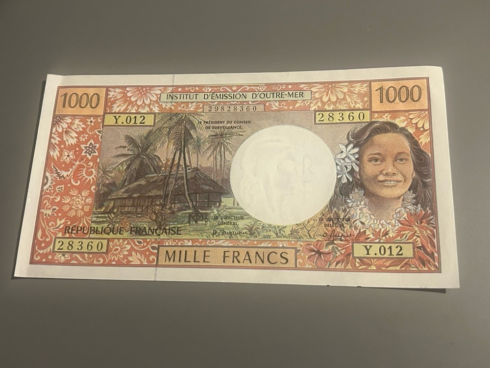 New Hebrides 1000 Francs Banknote