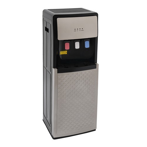 Grey 3 Temperature Bottom Loading Hot/Cold Water Dispenser With Safety Lock