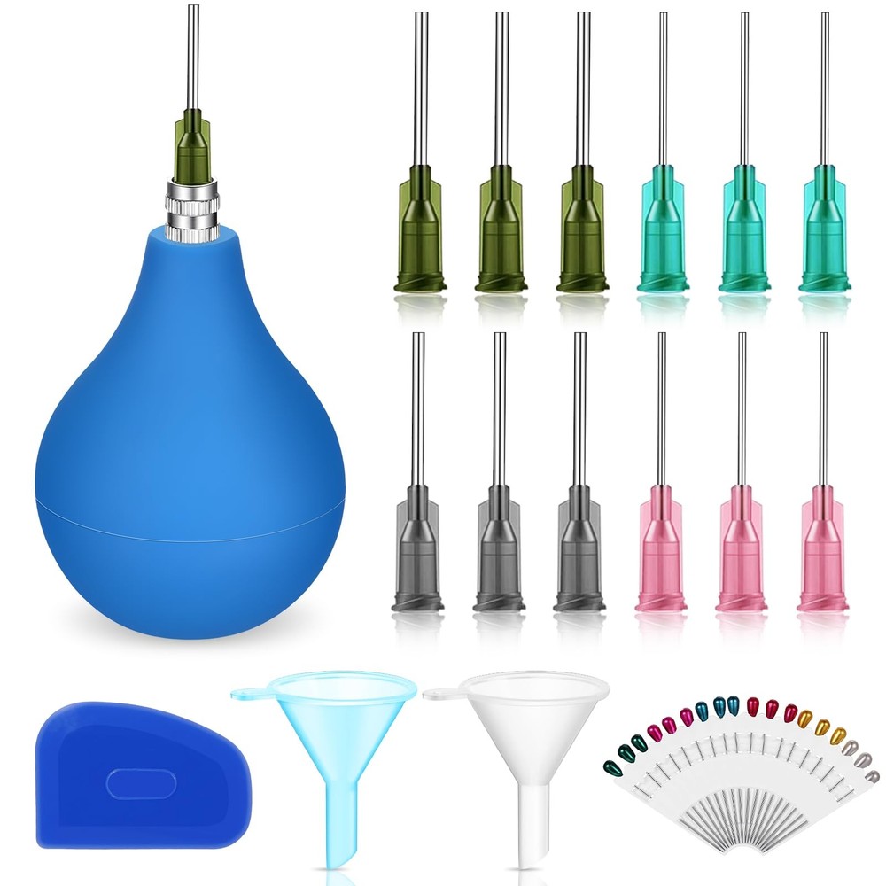 34 Pcs Pottery Tools Supplies Ceramic Precision Applicator Slip Trailing Bott...