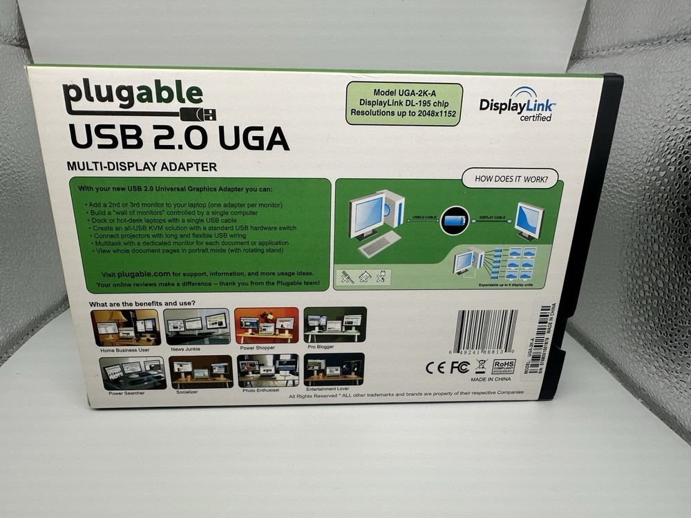 Plugable Usb 2.O uga