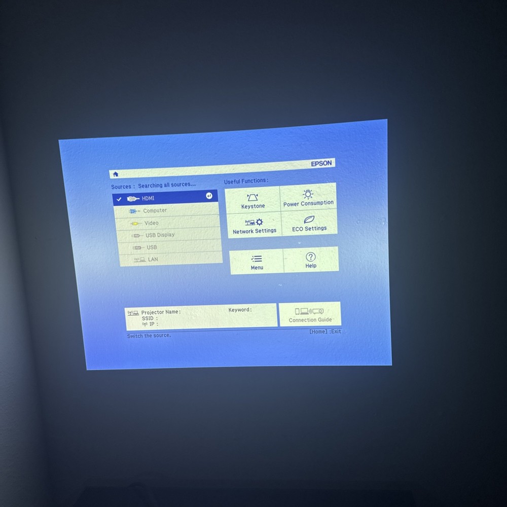 Epson EX5260 Wireless XGA 3LCD Projector - White