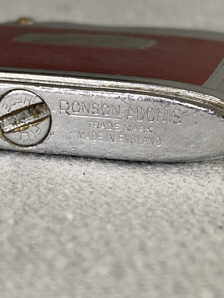 Vintage Ronson Adonis Pocket Lighter Untested