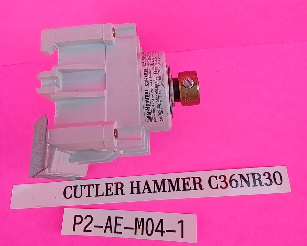 Cutler Hammer C362NR30 Rotary Switch 30 A 600 V