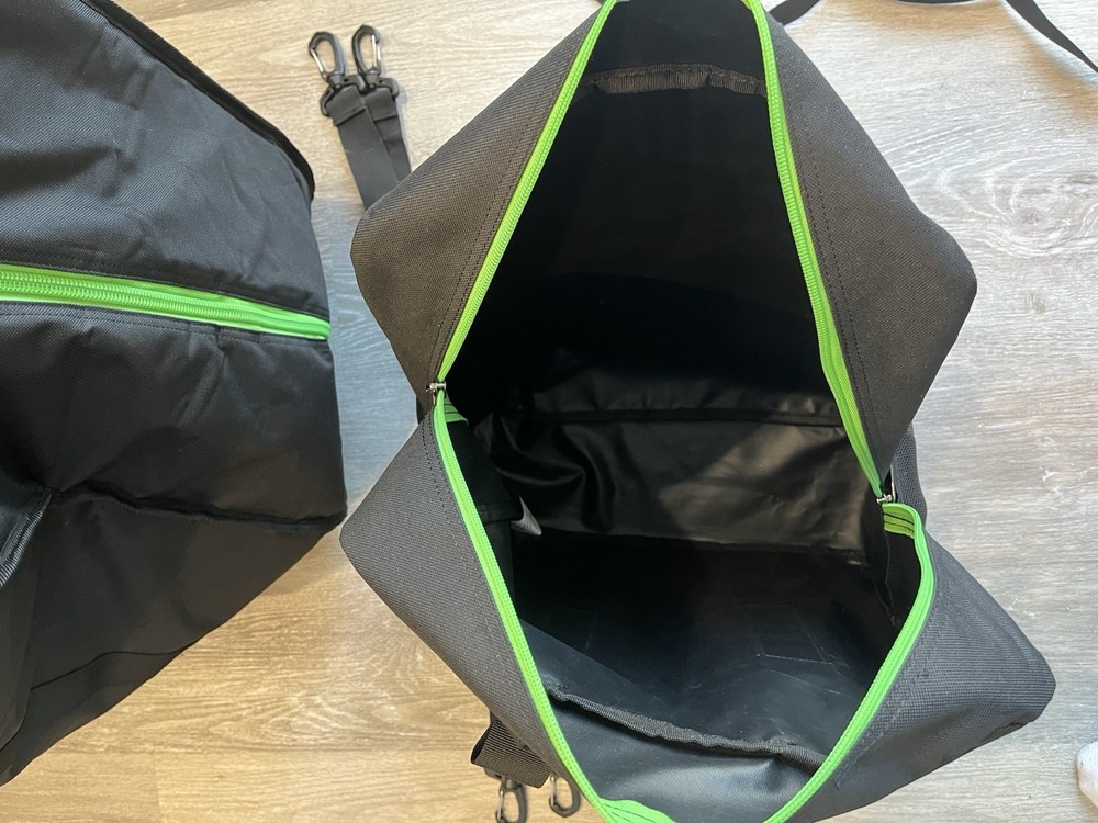 RockBros Bike Transport Bag Backpack Conversion Polyester Black Zip Handle NWT