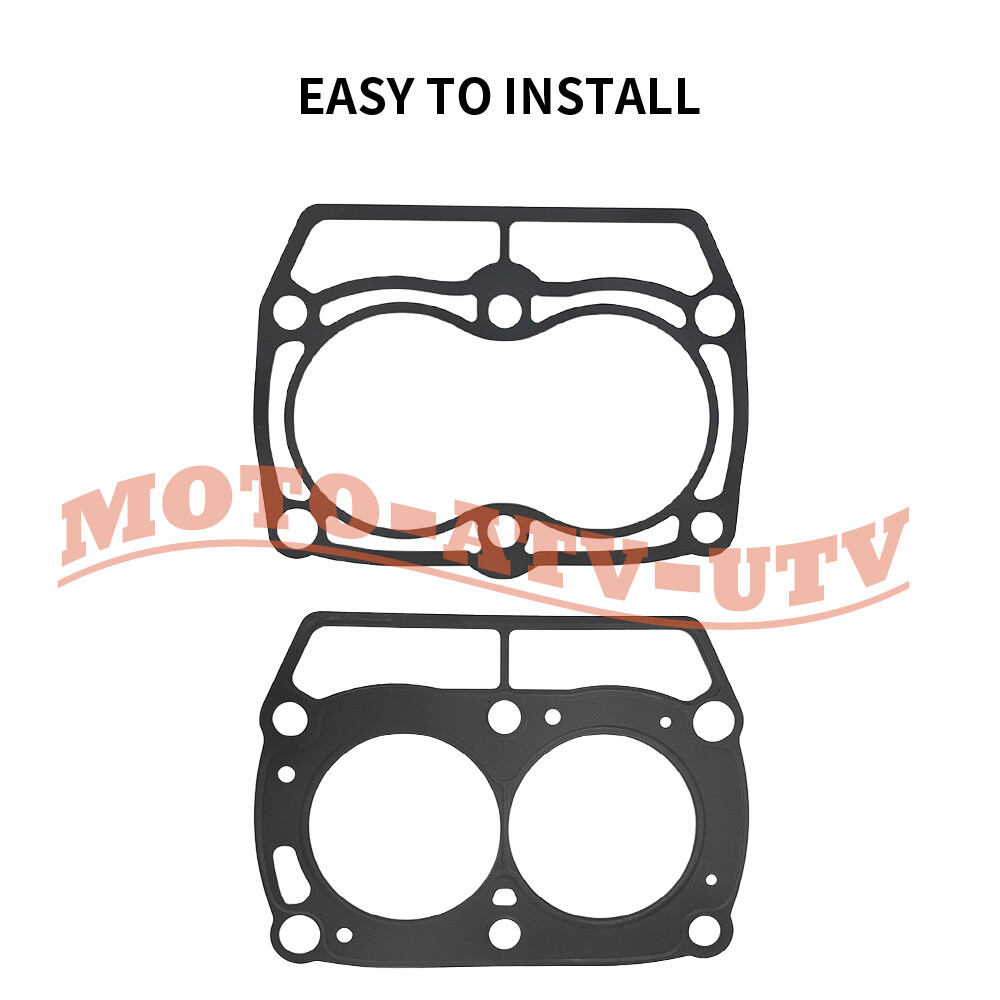 Top End Cylinder Water Pump Gasket Seals Kit for Polaris RZR S 800 2011-2014