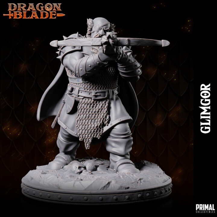 Dnd Glimgor Duergar Dwarf Crossbow 32mm Scale TTRPG