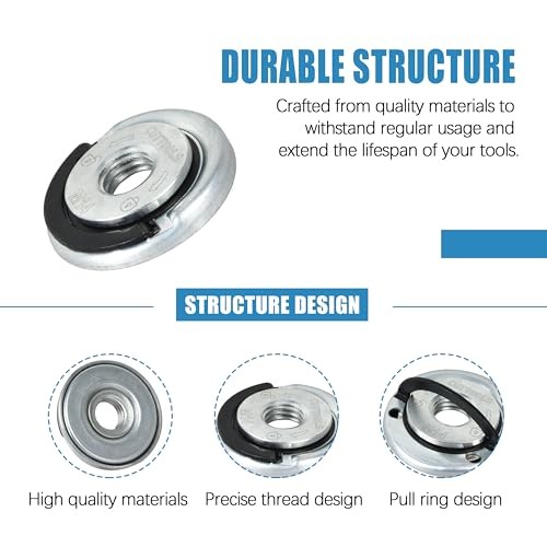 M14 Angle Grinder Locking Retaining Flange Nut Quick Clamping Nuts for Most