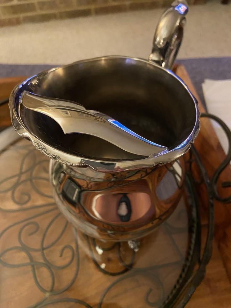 F.B.Rogers Silver Co. 1883 Silverplate Water Lipped Pitcher