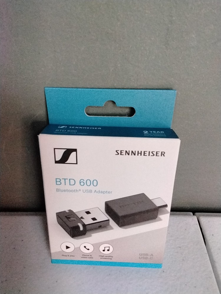 Sennheiser BTD 600 Bluetooth® Dongle - USB-A/USB-C Adapter with AptX Audio Codec