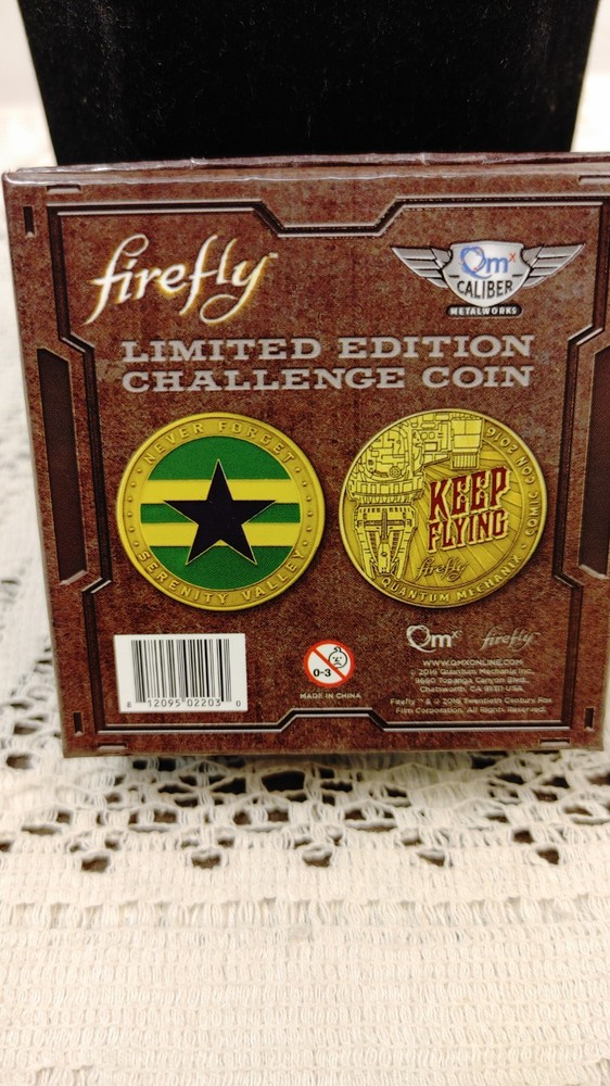 Firefly "Keep Flying" Challenge Coin QMX Serenity Official SD Comic Con 2016
