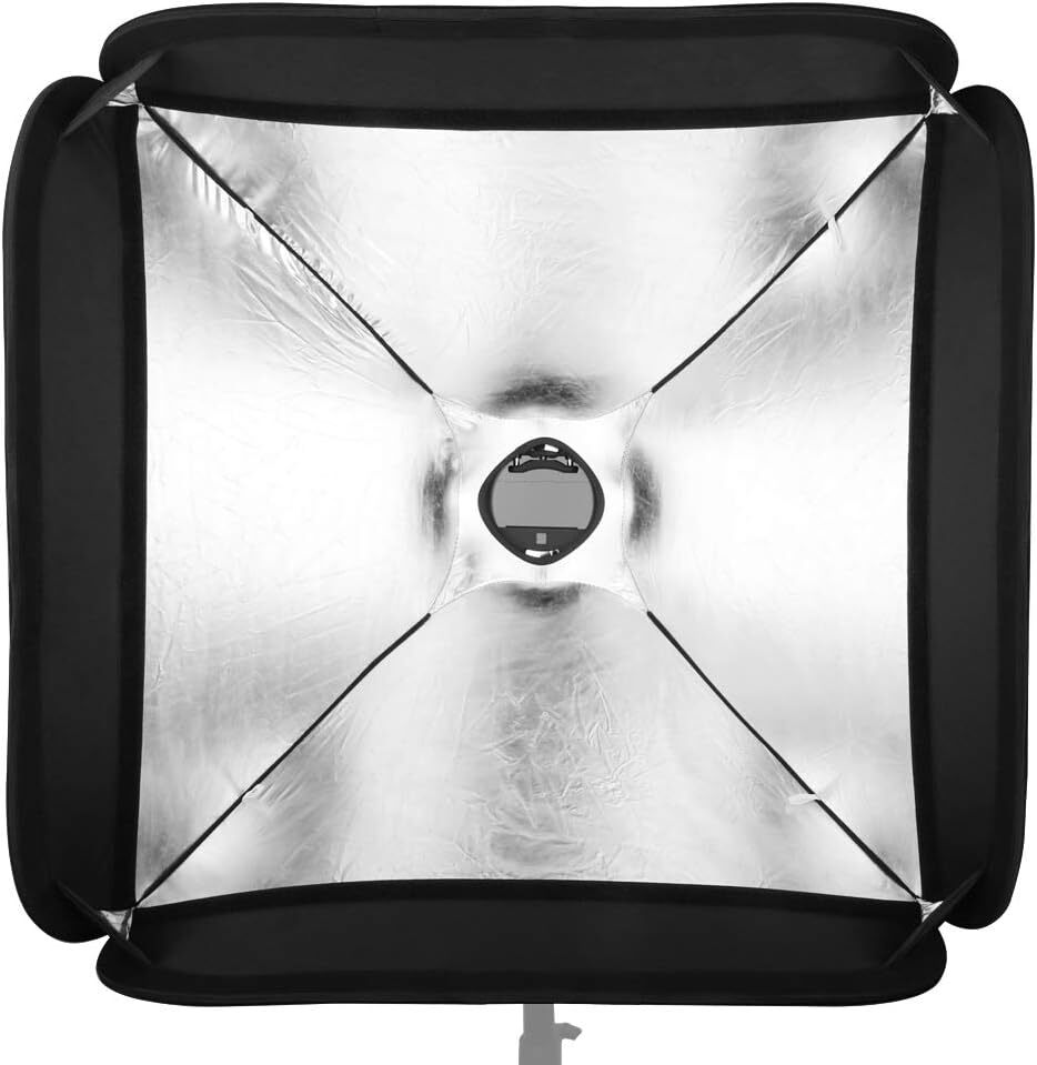 Godox 24 Inch Softbox 60X60cm Speedlite Collapsible Light Modifier With Diffu...