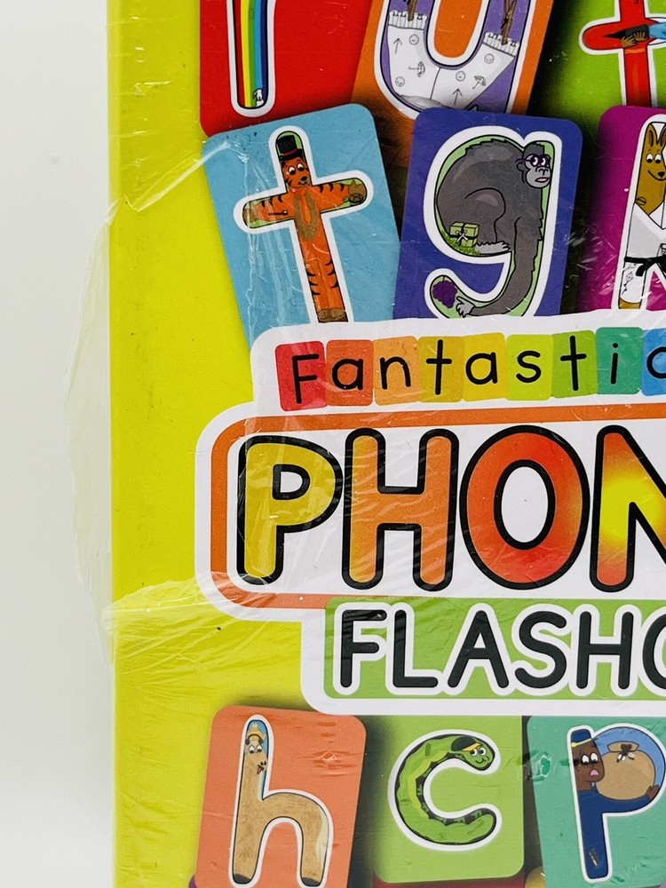 Phonics Flashcards w/ Interactive Video Lessons Children Educational Reading NEW