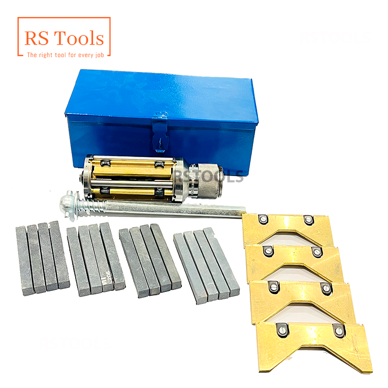 Cylinder Engine Hone Kit 2-1/2" To 5-1/2" Honing Machine + 4 Grit Stones RSTOOLS