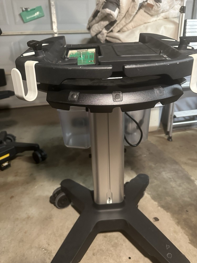 SONOSITE EDGE ROLLING CART W/ TRIPLE TRANSDUCER CONNECT QUICK RELEASE