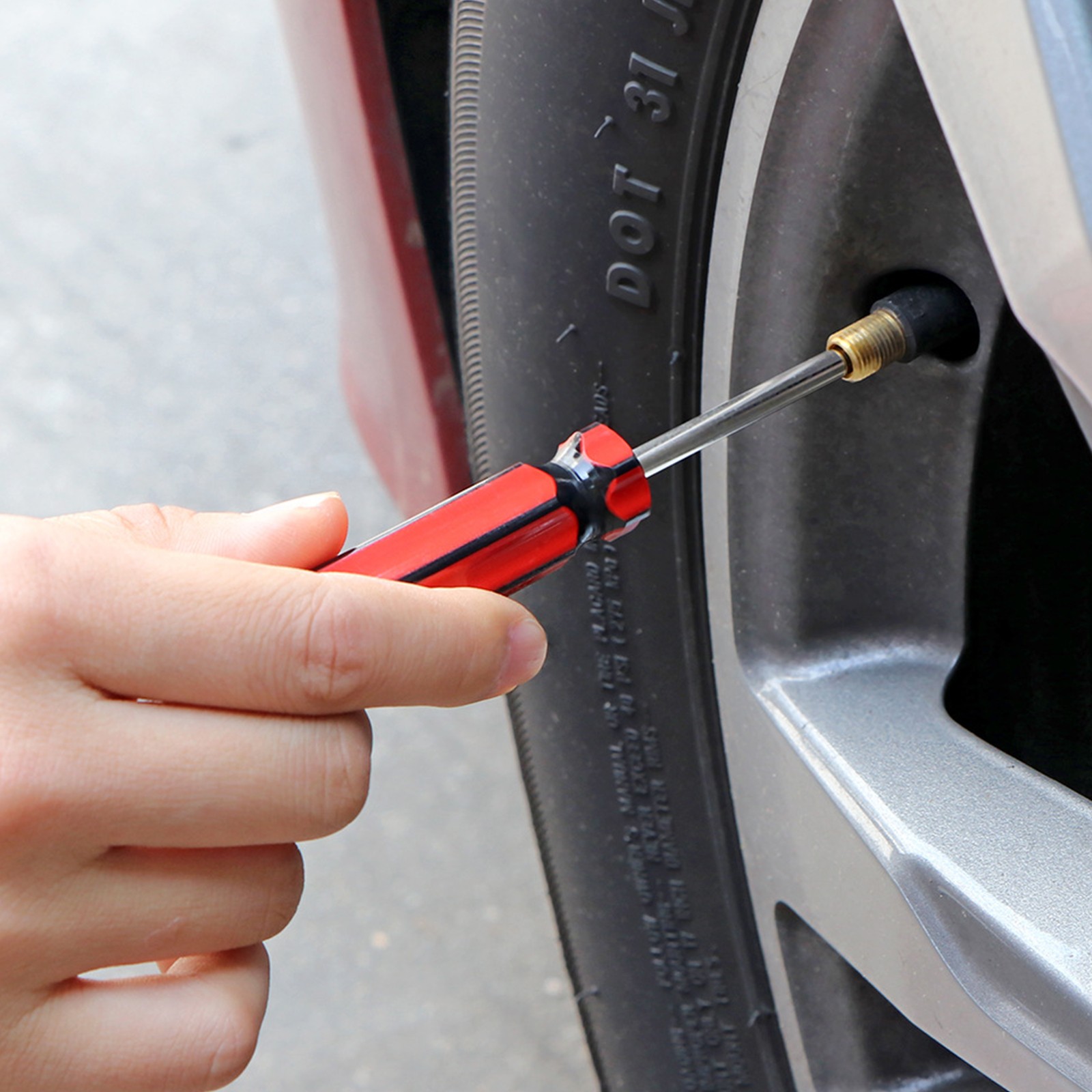 3x Car Auto Screwdriver Valve Stem Core Remover Tire Tube Installer Repair Tools