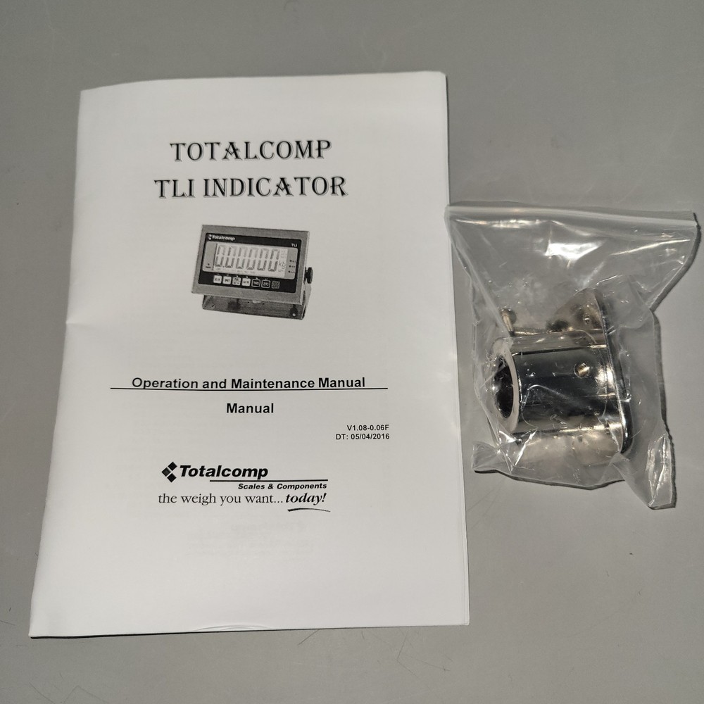 Totalcomp TLI Weight Indicator LCD w/RS232 & Adapter (R28)