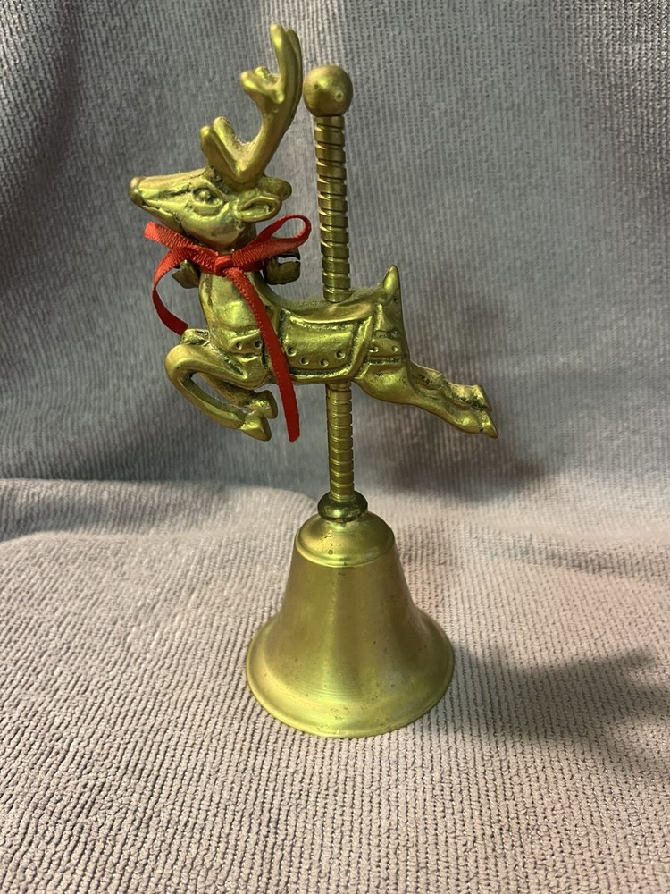 Reindeer Brass Bell