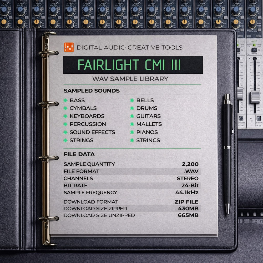 Fairlight CMI III Sample Library