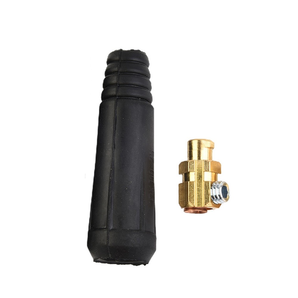 TIG Welding Cable Panel Connector-Plug DKJ10-25 200Amp Euro Style Quick Fitting