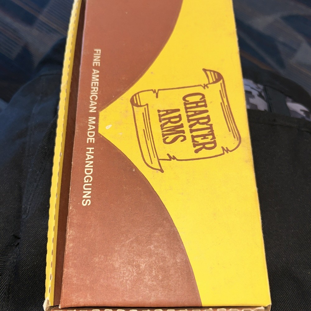 Vintage Charter Arms Empty Cardboard Box Only Display Box