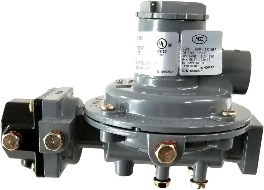 Marshall Two Stage Propane LP Regulator 11" WC