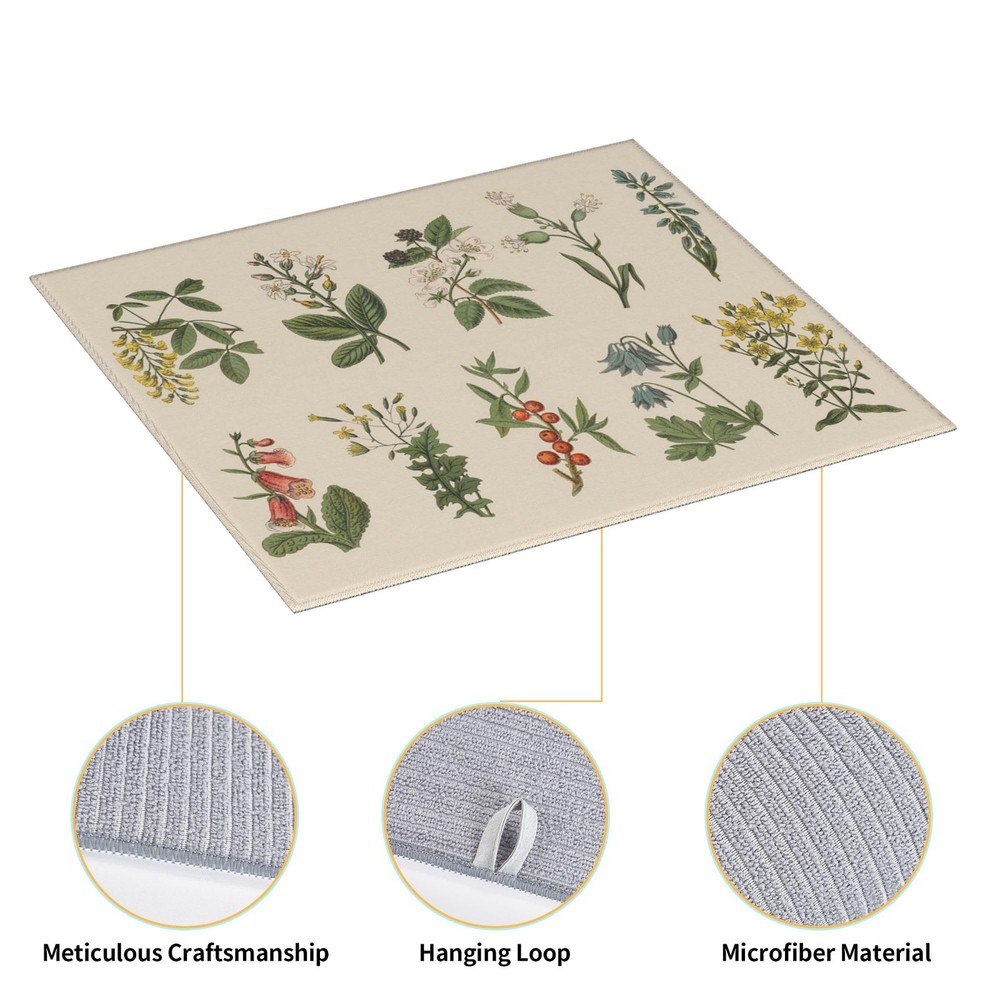 Dish Drying Mat 16"x18" Large Microfiber Absorbent for Kitchen Counter - Keeps