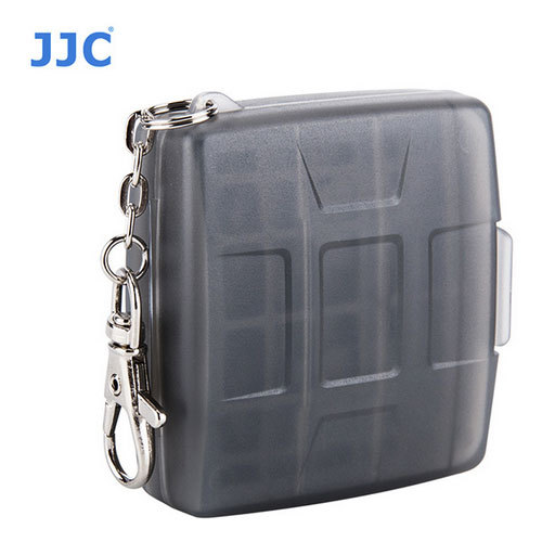 JJC MC-10D Memory Card Case fits 2 SD 2 MSD 2 SIM 2 Micro SIM 2 Nano SIM small +