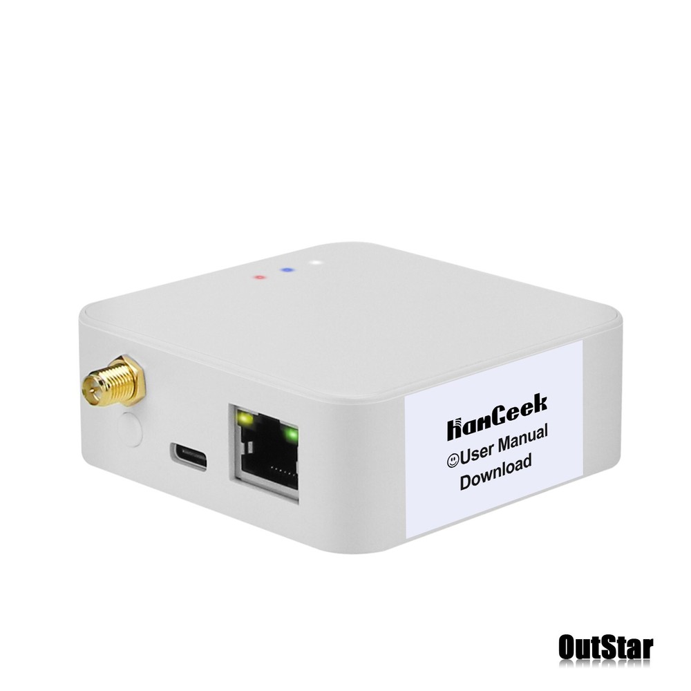 HamGeek HMG-01 Plus POE White Universal ZigBee Gateway ZigBee Coordinator -USA