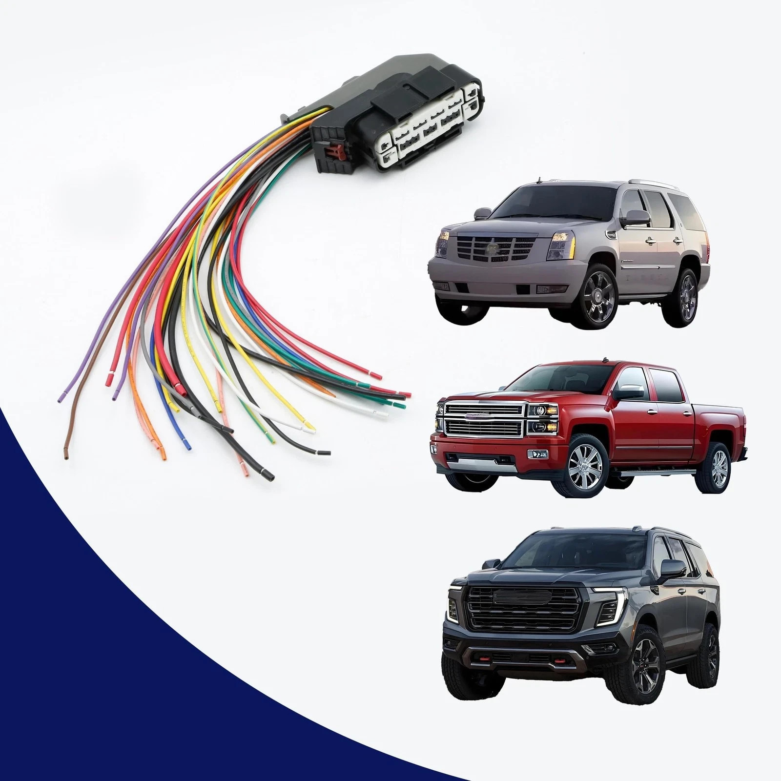 Electronic Brake Control Module Harness Pigtail Fit for Cadillac Chevrolet GM...