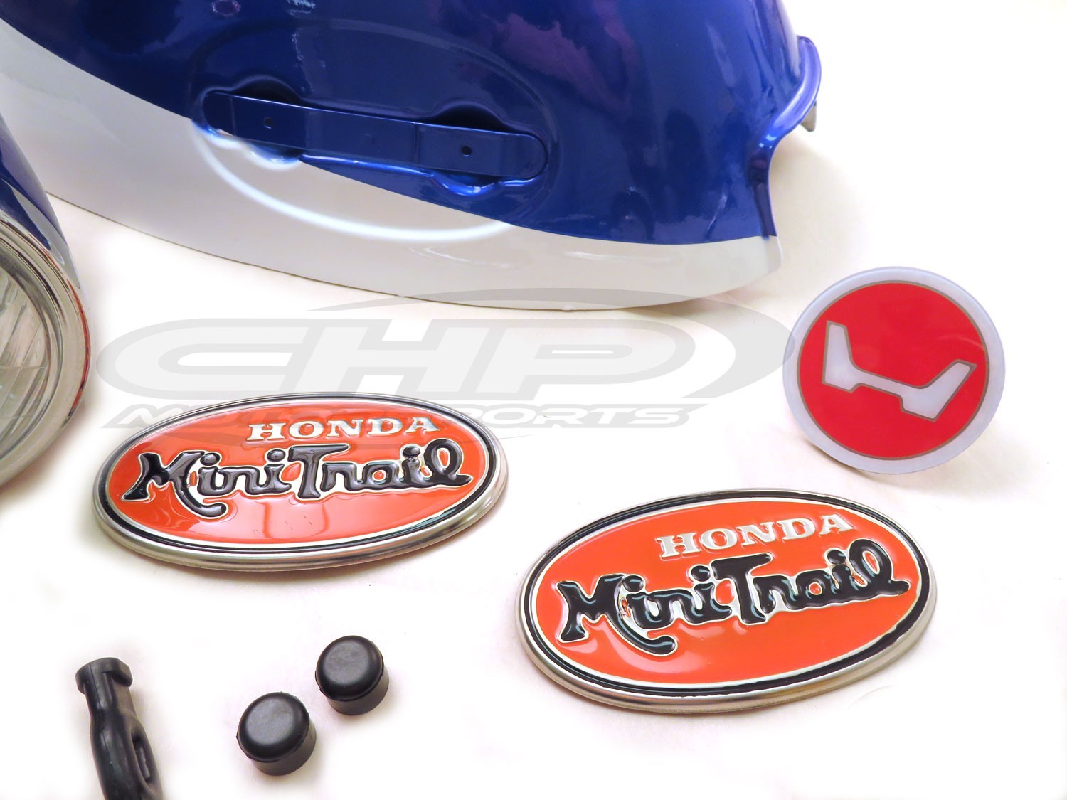 Tank and Headlight Kit, Honda Z50 K2, Blue/White