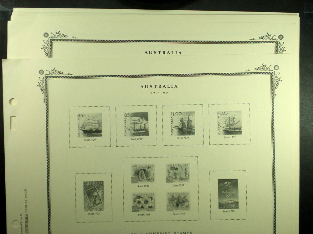 Australia Scott Pages for 1999