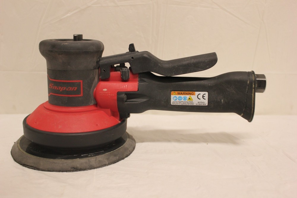 Snap-on PSDF4600 6" Dual-Function Sander (Red) Random Orbit & Rotary Disc C2