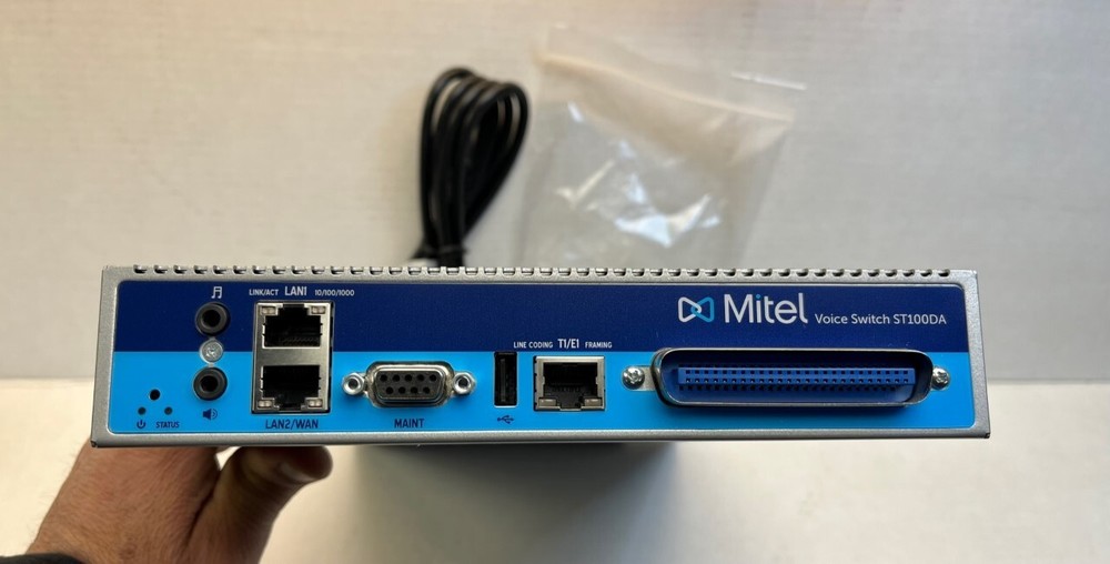 MITEL SHORETEL ST100DA T1/E1 VOICE SWITCH FULLY TESTED 10582 + BRACKETS