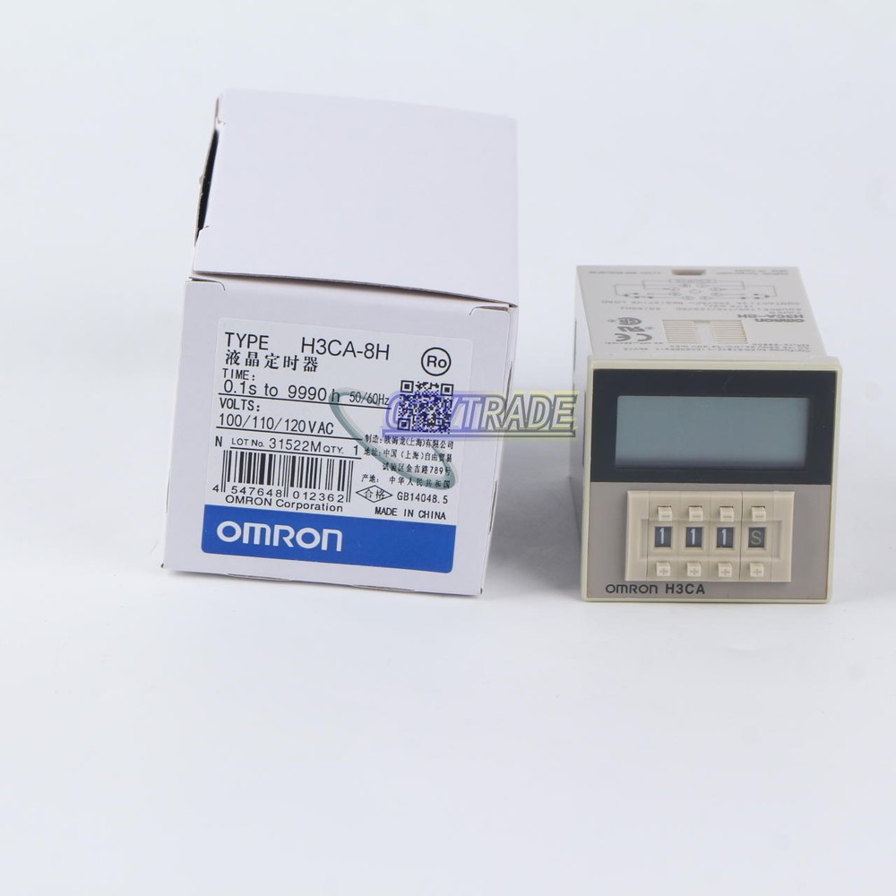 1PCS Omron Timer H3CA-8H 100/110/120VAC NEW